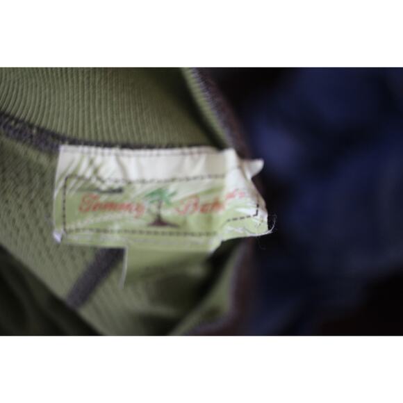 Tommy Bahama Men’s XXL 100% Cotton Quarter-Zip Pullover – Taupe Brown - Picture 9 of 12